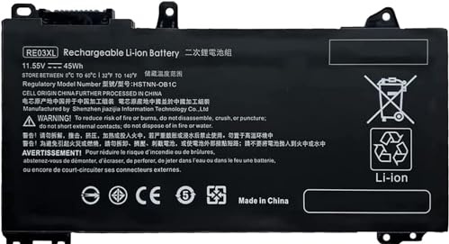 AKKEE 45Wh RE03XL L32407-541 L32656-005 L32407-AC1 Laptop Battery for HP ProBook 450 G6 450 G7 440 G6 430 445 455R G6 430 440 445 G7 Series HSTNN-OB1C HSTNN-UB7R