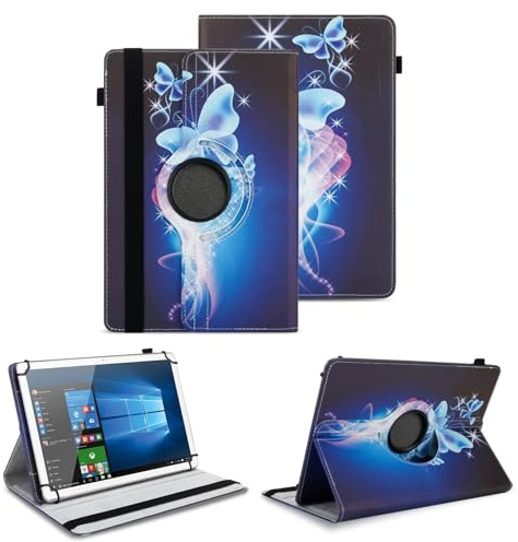 Tablet Schutzhülle kompatibel für Medion Lifetab P10752 P10710 P10612 P10610 P10603 P10606 P10602 X10605 X10607 Hülle Tasche 360° Drehbar
