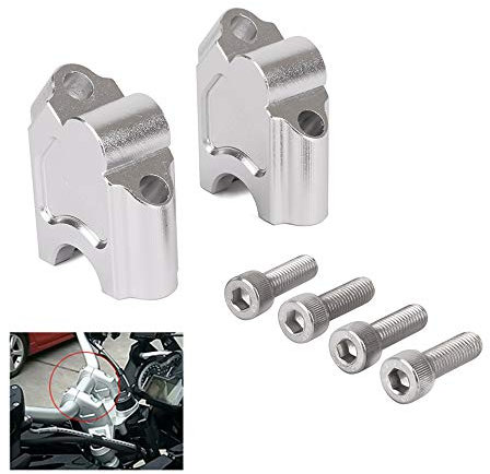 Runfarr Motorrad-Lenker-Erhöhung, Klemme, erhöht, 42 mm, speziell für F700GS 2013–2017, F650GS 2008–2017