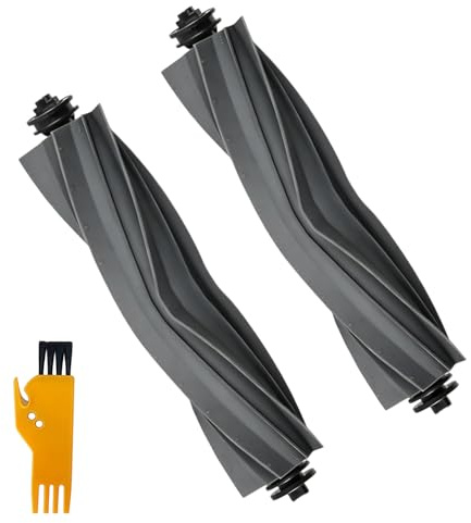 2 st. borstar för Dreame X40 Ultra/L10s Ultra/L40 Ultra/L10s Ultra Gen 2/L10s Pro Ultra Heat/D10 Plus Gen 2 robotdammsugare med rengöringsborste, huvudborste tillbehör