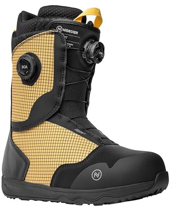 Nidecker Rift BOA Bottes de snowboard pour homme Jaune/noir Pointure 48