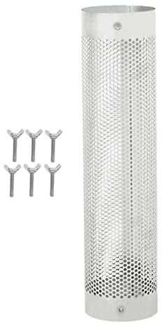Grille de protection anti-brûlure pour poêle à bois, poêle à bois, tente, tuyau de cheminée, 12 x 36,5 cm