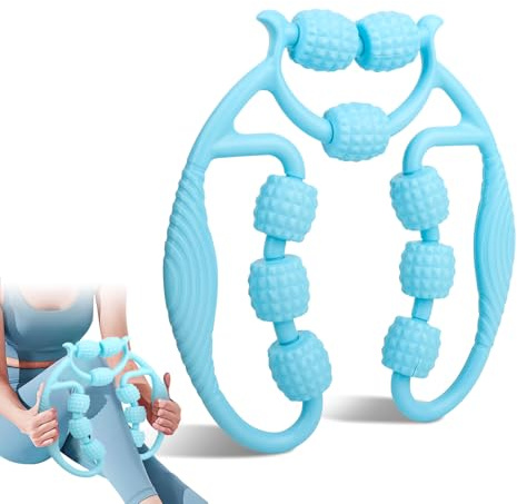 QOUBNIC Rouleau de Massage, Rouleau Musculaire pour Jambes Foam Roller, Rouleau Massage Dos Rouleau de Massage Musculaire pour Massage Profond des Muscles