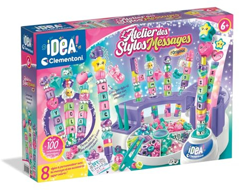 L'Atelier des Stylos Édition Messages - Kit 8 Stylos à Créer - 6 Ans+
