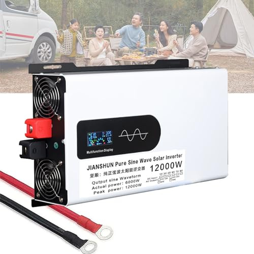 Inverter di Potenza Inverter a Onda sinusoidale Pura 5000W 6000W 8000W 10000W 12000W Inverter a Onda sinusoidale Pura DC 12V 24V 48V 60V a AC 110V/220V Adattatore convertitore di p
