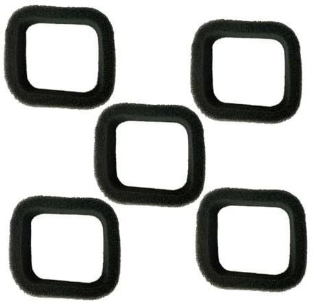 5-teiliges Set Filterschwämme passend for 50 x 43 mm Rasenmäher, Zubehör for Gartenrasenschneider, Ersatzteile