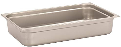 Pentole Agnelli, COIXGNP11100, Bacinella Gastronorm 1/1, Acciaio Inox, Argento