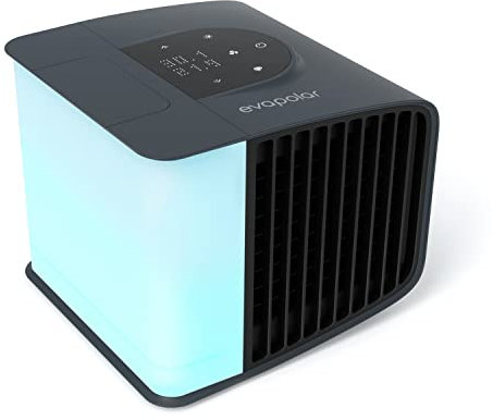Evapolar evaSMART Luftkühler & Luftbefeuchter - Tragbarer Kühl-Ventilator mit Smart App Control & Alexa-Unterstützung - Bunte LED-Hintergrundbeleuchtung - Flüsterleiser Betrieb & einfache Bedienung