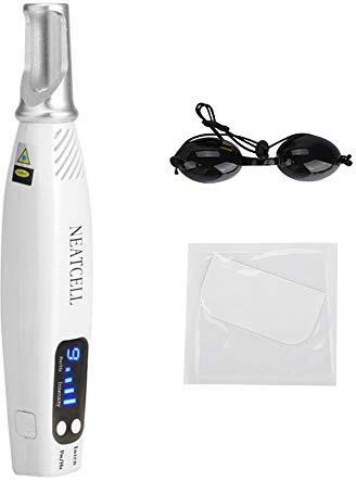 Instrument De Beauté, Stylo Suppression Cicatrice Tatouage Blu-Ray, Supprime L'Acné Des Taches Rousseur Gris Foncé La Machine Beauté Réparation Professionnelle,White,Ukplug, 3 Unité (Lot 1)