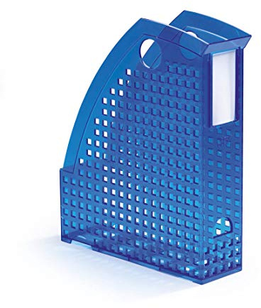 Durable Stehsammler Trend für Zeitschriften und Prospekte, 6 Stück, blau transparent, 1701625540
