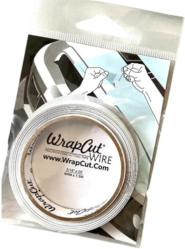 WrapCut-Wire Schneidedraht 7,5m x 4mm, Schneidet dicke Folien (PU, PVC, etc.) ohne Cutter. Schont den LAck (2)