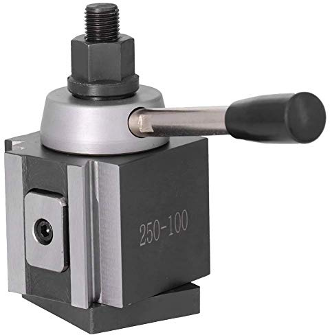 Tornio CNC Portautensili Portautensili a Cambio Rapido Supporto per Tornio a Colonna a Pistone AXA Portautensili per Tornio CNC 6-12 Pollici 250-100 con Struttura di Bloccaggio a Pistone ed