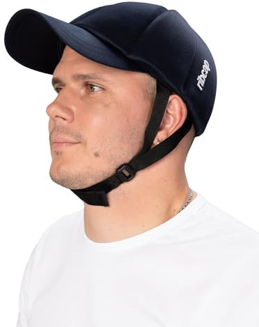 Ribcap Baseball Cap Medical Grade Protective Helmet | Navy Blue | Large-Extra Large (23-26 Head Circumference) | Soft for Epilepsy and Seizures | Fashionable & No Stigma