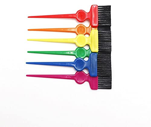 Termix Pack de 6 Paletinas Profesionales Pride para Coloración de Precisión, Cerdas de Alta Calidad, Edición Especial Arcoíris, Control Total en Técnicas de Coloración