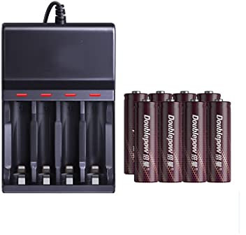 XCC 2000 MAh 5 Batería Recargable 7 Micrófono Recargable de Alta Capacidad Cargador Universal 5-7 (Color : No. 5, Size : Eight)