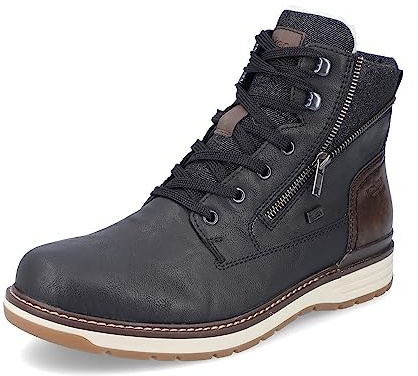 Rieker Herren Schnürstiefeletten 39440, Männer Stiefeletten, wasserabweisend, riekerTEX