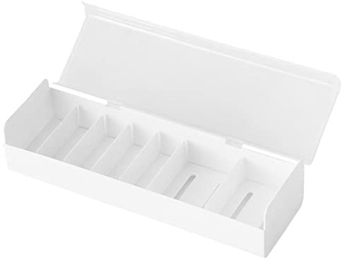 Cord Storage Organizer,Cable Storage Box with 7 Grids - Hub Sorting Box Charging Cable Organizer for Home, Office, Desk Hepvet