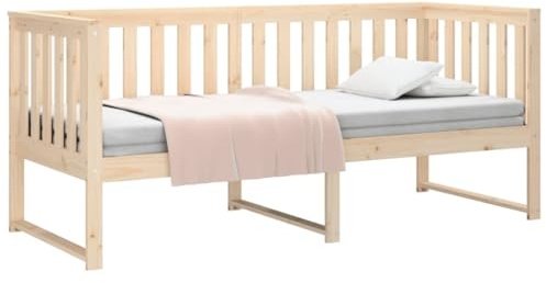 vidaXL Dagbädd 75x190 cm massivt furu, gästsäng, säng, soffa, gästsängar, sängar, soffor, sängram, sängramar