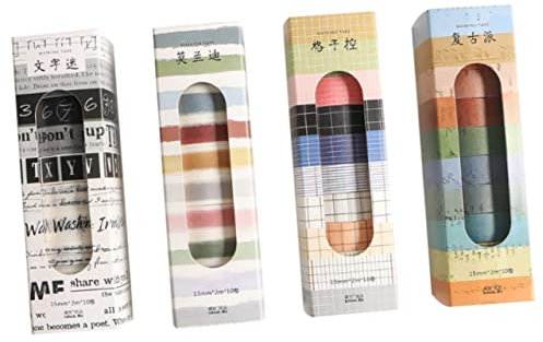 VILLCASE Washi Tape Scrapbook Dekorationstape Diy Zubehör Zufälliger Stil Hochwertiges Papierklebeband Für Heimwerker-projekte