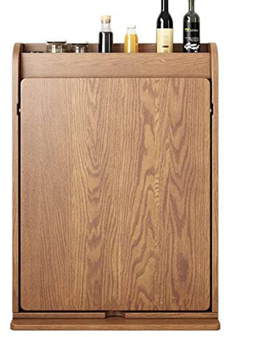 Generisch Ausziehbarer Tisch aus Massivholz mit Ablage, platzsparend, rechteckig, für Wohnzimmer, Küche, multifunktionaler ausklappbarer Wandtisch