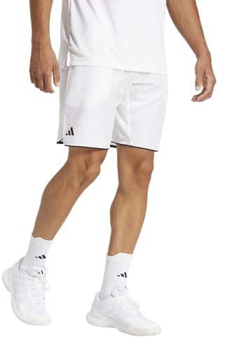 adidas Uomo Club Tennis Climacool Shorts, White, S 9 inch