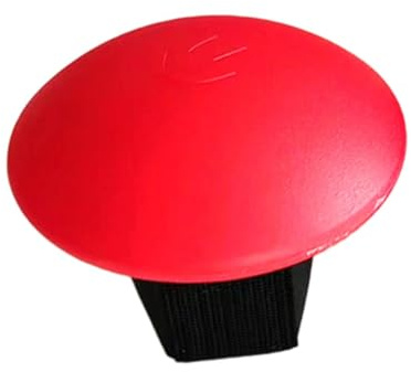 Fonowx Shaker à doigts pour ukulélé, marteau de sable pour guitare, shaker à rythme portable pour voyage en solo, cadeaux d'anniversaire, guitare pour, Rouge