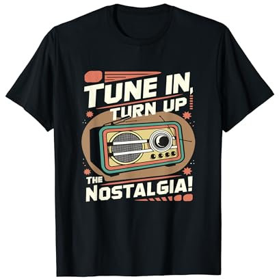 Tune In, Turn Up the Nostalgia with Vintage Radio T-Shirt