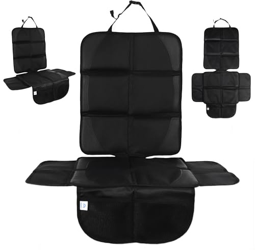 VitafyPlus Cubierta Protectora de Asiento de Coche. Funda Asiento Coche Silla Bebe. Protector de Asiento Silla Bebe. Protector Seguro para Asiento Infantil ISOFIX.Protector Universal para Coches.