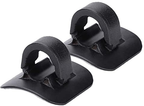 WESIEVYA 2pcs Bike Cable Clamp for Brake Gear Housing Clips Lightweight Wire Buckle Fixing Holder for Mountain Black