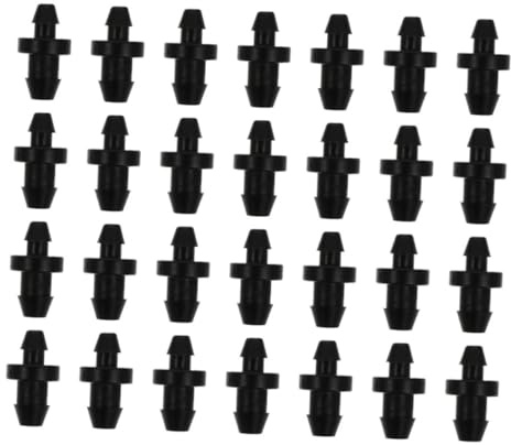 GANAZONO Bouchon Goutte à Goutte en Plastique Noir, 60pcs, Accessoire D'irrigation pour Jardinage à Domicile, Bouchon D'extrémité pour Tuyau Poreux