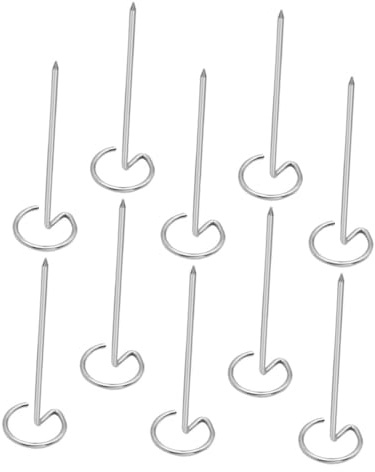 ZUNOXAZ 10 pièces Brochettes Métal Inoxydable Réutilisables pour Barbecue Extérieur et Friteuse à Air Antidérapantes et Compatibles Four Électrique pour Fête et Camping