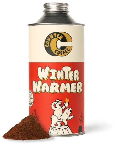 Counter Coffee | Winter Warmer 350g Ground Coffee | Tin | 100% Arabica Beans Medium Roasted | Perfect for Gifting