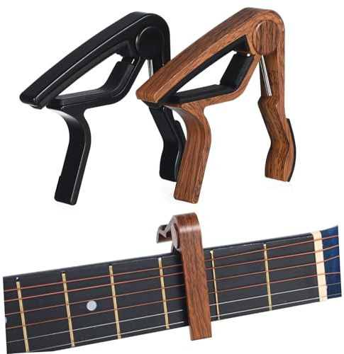 ABOOFAN 2stücke Gitarren-capo Aus Holz Ersatz-capo Für Akustikgitarre Und Klassische Gitarre Capos Mit Präziser Passform Und Ergonomischer Bedienung Gitarrenzubehör Für Verschiedene Instru