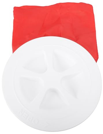 KIMISS Plaque de Pont Marine avec Sac de Rangement-Kit de Plaque de Pont de 6 Pouces avec Couvercle de Trappe d'étanchéité Circulaire pour Kayak et Yachts