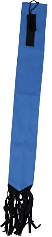 Cocoarm Borsa per Coda di Cavallo, Tessuto Non Tessuto, Protezione per Coda con Design a Frange, 27,6 X 3 Pollici, Perfetta per la Toelettatura e la Protezione dalle Mosche (Blue)