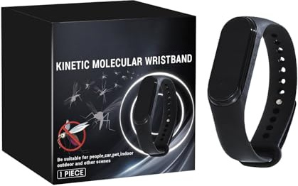 Pulsera antimosquitos ecológica, protección natural, cómoda y ajustable para adultos y niños, cómoda y adaptable a cualquier ocasión