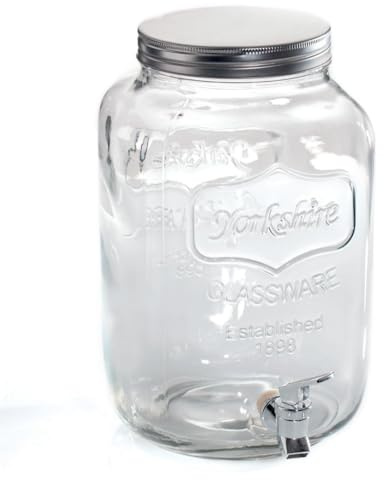 Paris Prix Secret de Gourmet - Distributeur de Boisson en Verre Yorkshire 8L Transparent