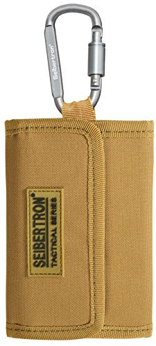 Seibertron Geldbeutel, Geldtasche, Geldbörse Portemonnaie mit RFID Schutz, Khaki