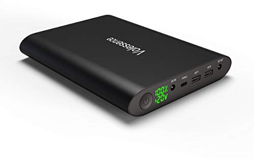 Volessence Power Bank da 50000 mAh per laptop, caricabatterie portatile ad alta capacità con ricarica rapida uscita CC 5/8.4/9/12/16/20 V caricabatterie esterno per Dell, HP, MacBook Pro, Samsung