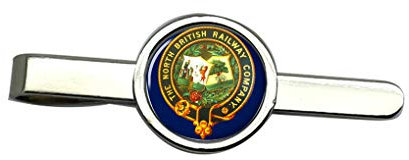Giftshop UK North Britisch Eisenbahn Crest Krawatte Clip