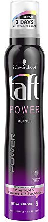 Taft Schiuma Modellante Taft Power Cashmere, Livello 5-200 Ml