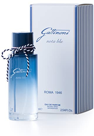 DIAMOND INTERNATIONAL GATTINONI | Nota Blu Eau de Parfum - Profumo Donna con Fragranza Fruttata, Agrumata e Floreale, Profumo per Donna dalle Estive Note Fruttate, Made in Italy, 75 ml | Agrumata e Floreale, Profumo per Donna dalle Estive Note Fruttate, Made in Italy, 75 ml