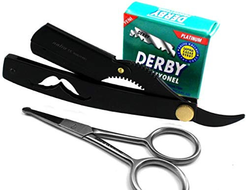 Rasiermesser 100 Derby Rasierklingen Wechselklingenrasierer Rasur Bartschere NATRA