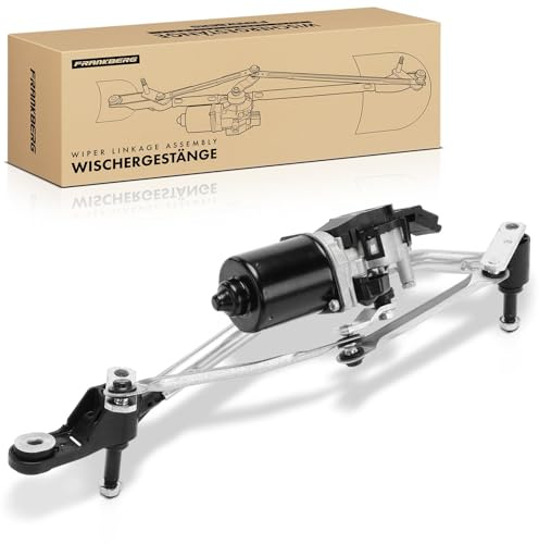 Frankberg Wischergestaange mit Motor Vorne 28800-9U100 | Kompatibel mit Clio III Kasten/Hatchback SB SR, Clio III BR0/1 CR0/1, Clio III Grandtour KR0/1
