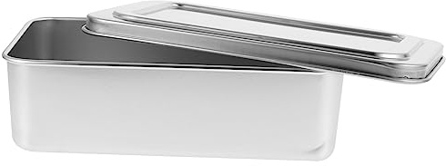 Luxshiny Kastenform Zum Backen Von Brot Rechteckige Kastenform Aus Edelstahl Brotform Kuchenform Backform Aus Metall Für Brot Hackbraten Kuchen Brownies