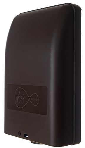 Brown Outdoor Virgin Media Replacement Junction Box for Housing Telephone TV Superhub Modem Leads Electrical Connections on External Wall Joining 2/3 Way F-Connector Splitters + Main Outside Drop Wire