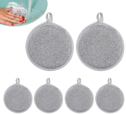 Toallas de cocina antiarañazos, trapos de malla de alambre adecuados | Toallas de fregar de secado rápido de amplia aplicación | Trapos de alambre para lavar platos para electrónica, vajilla