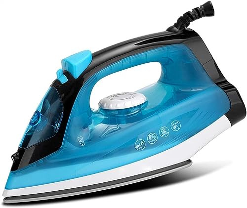 ERSINIAN Plancha De Vapor Portátil Pequeña Vaporizador De Tela Trave Compacto Y Ligero 2600W 350Ml Vaporizador De Ropa Vertical Y Horizontal Muy Fácil De Usar,Blue-2600W 350ML