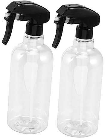 HAPINARY 5 Unidades Botella Spray Pulverizadora Rociador De Niebla Portátil De 500ml Para Maquillaje Humectantes Herramientas De Peluquería (transparente Tapa)