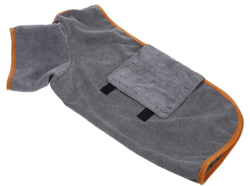Supvox Bademantel Für Haustiere Hundebademantel Mit Beinen Frottee Bademantel Für Hunde Und Katzen Schnell Trocknend Wickel-Bademantel Für Kleine Und Große Tiere